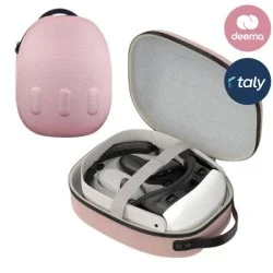 Gamax Meta Quest 3 Storage Box Carbon Fiber ( Model B ) - Pink